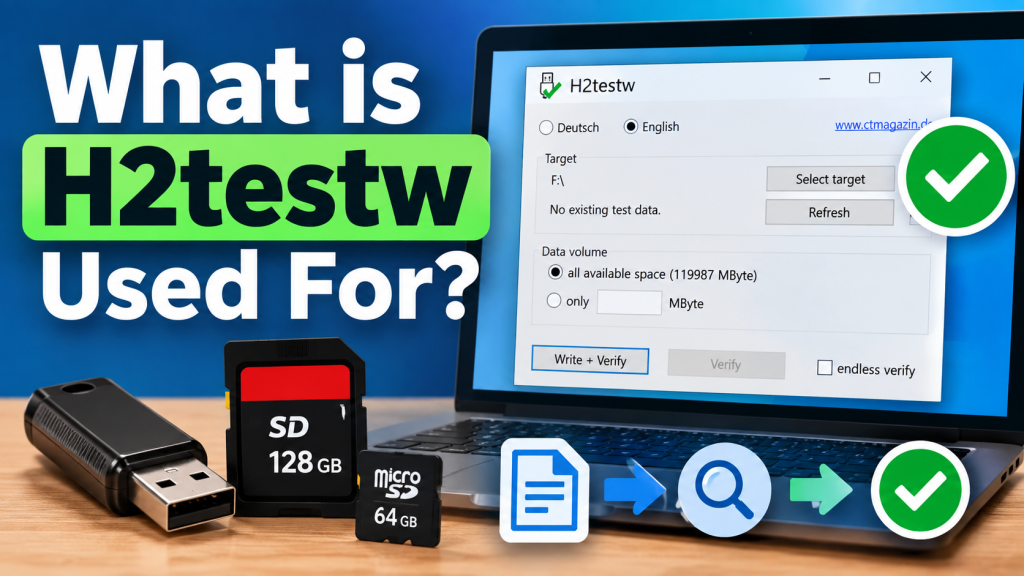 What is H2testw used for?
