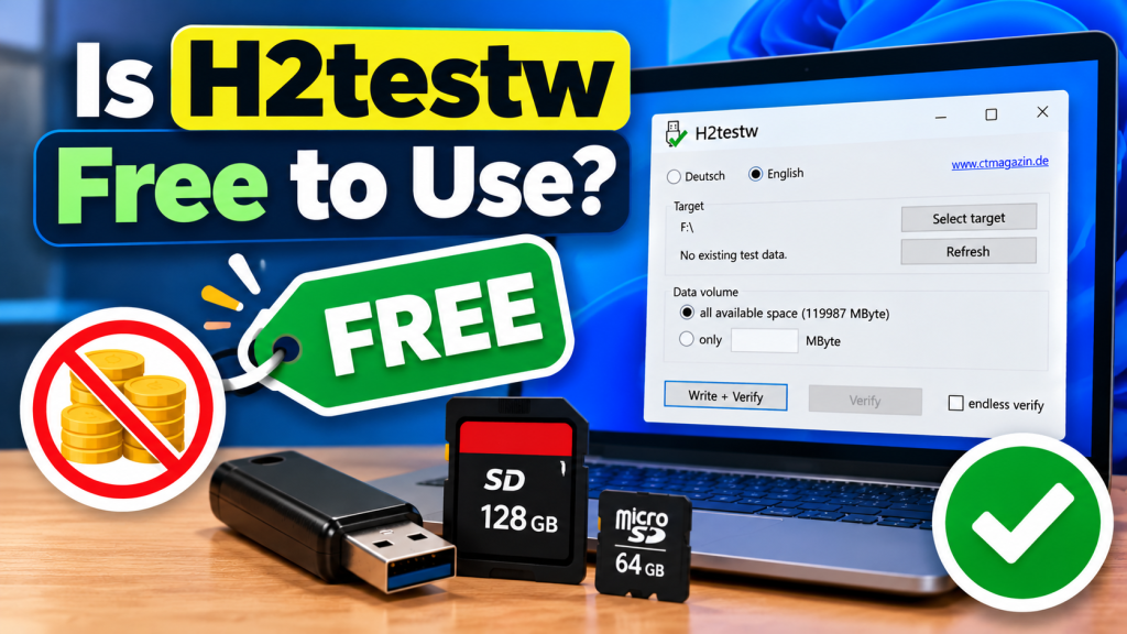 Is H2testw free to use?